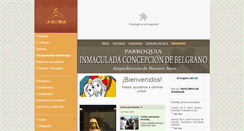 Desktop Screenshot of inmaculada.org.ar